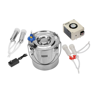 Ordeñadora de cabras VEVOR cubo de acero inoxidable 304 de 12 L