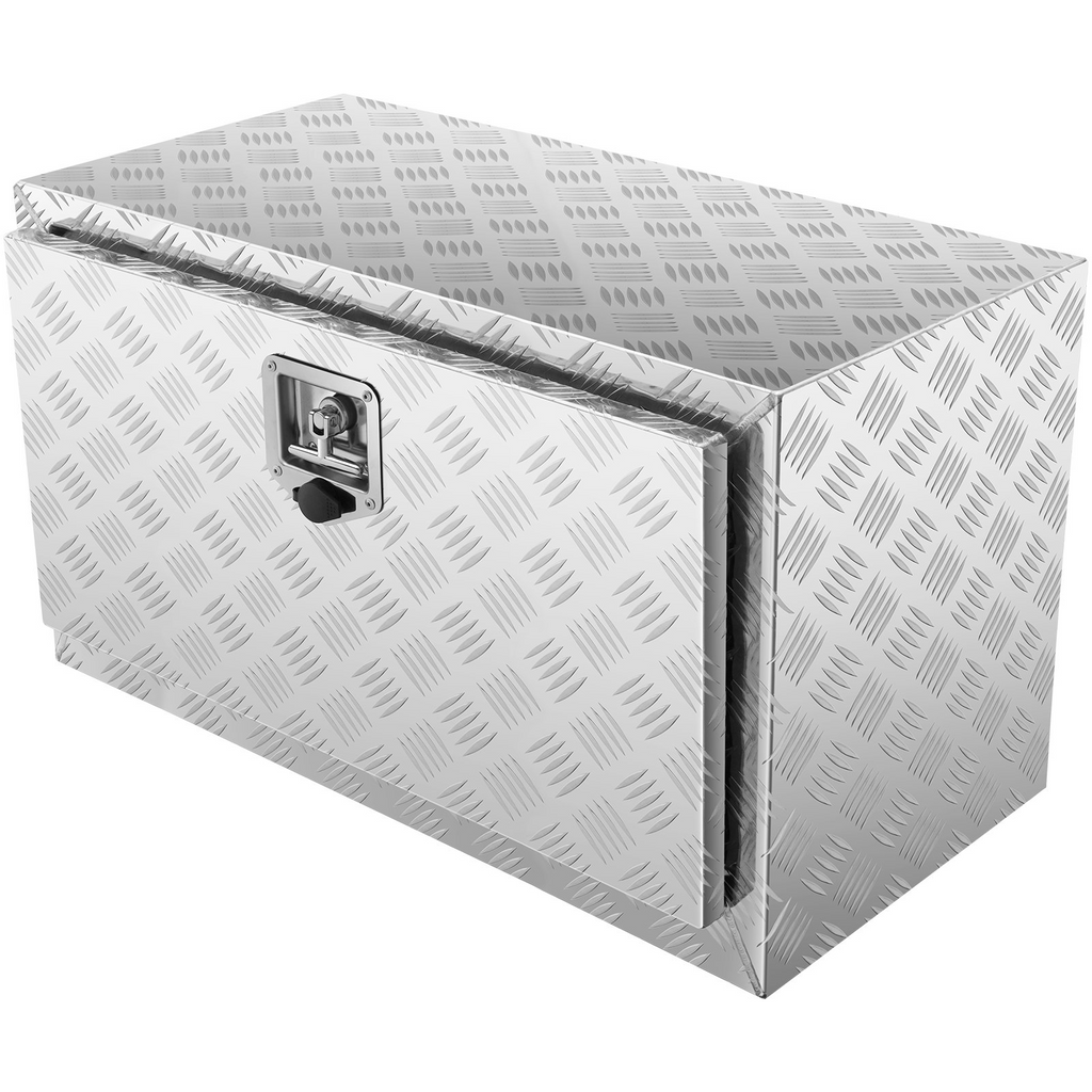 VEVOR Caja de almacenamiento para debajo de la carrocería de camión 30" × 17" × 18" con pestillo de manija en T para camión furgoneta remolque