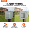 Caja de toma de corriente para RV de 50 amperios 125/250 voltios