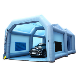 Cabina de pintura inflable VEVOR de 33 x 20 x 13 pies alta potencia de 950 W + 1100 W
