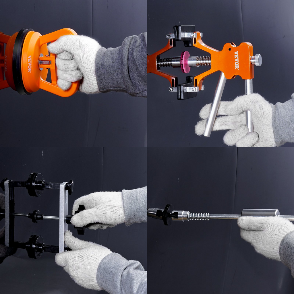 VEVOR - Kit de reparación para quitar abolladuras de carrocería de coche, herramienta elevadora de puentes, eliminador de granizo sin pintura
