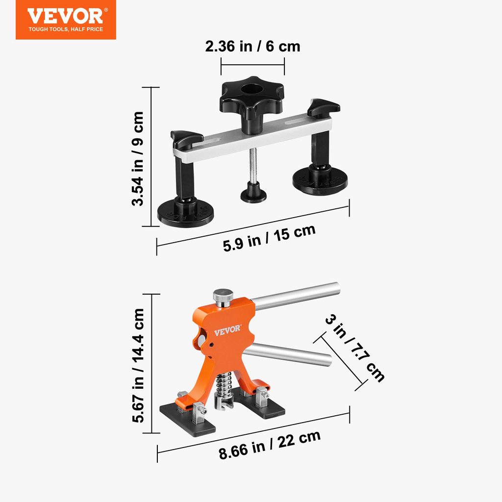 VEVOR - Kit de eliminación de abolladuras de 56 piezas
