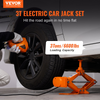Gato eléctrico para coche VEVOR 3 toneladas/6600 libras 12 V con doble sillín y control remoto