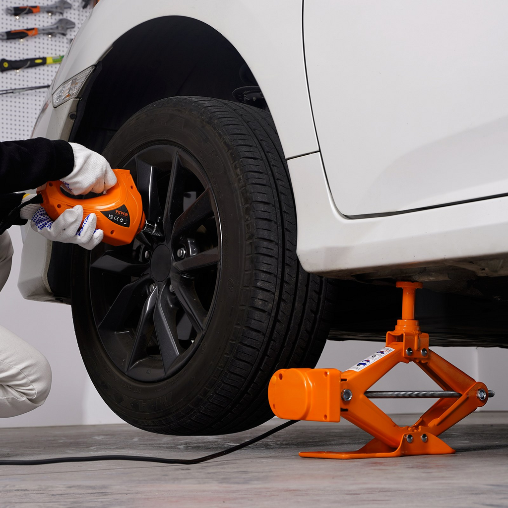Gato eléctrico para coche VEVOR 3 toneladas/6600 libras 12 V con doble sillín y control remoto