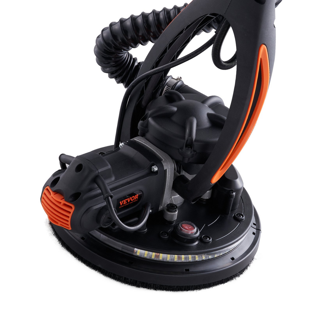 Lijadora de paneles de yeso VEVOR con motor de cepillo de 900 W velocidad variable de 800 a 1800 RPM y autosucción