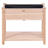 VEVOR - Macetero elevado de madera para jardín 33,9 x 18,1 x 30 pulgadas