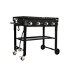 Plancha comercial VEVOR sobre carrito de 36" 4 quemadores - 60 000 BTU