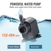 Enfriador de acuario VEVOR 52 galones 196 L enfriador de agua hidropónico de 1/10 HP