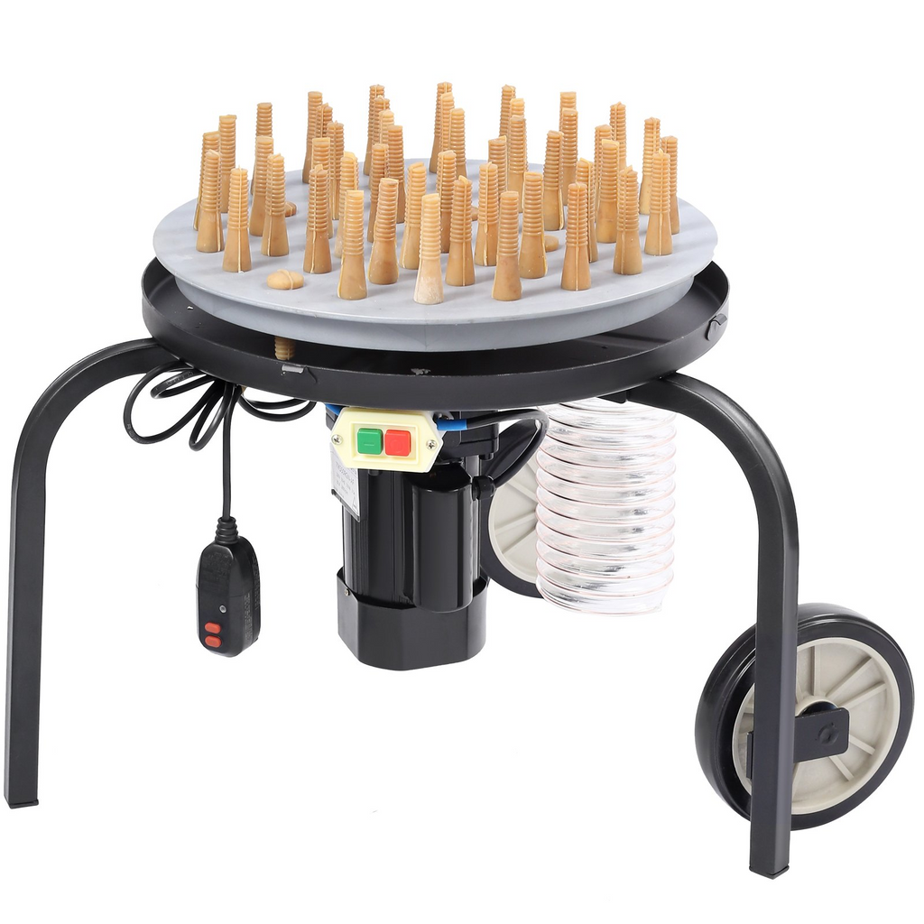 Desplumadora de pollos VEVOR de 20 pulgadas con 108 dedos suaves 500 W