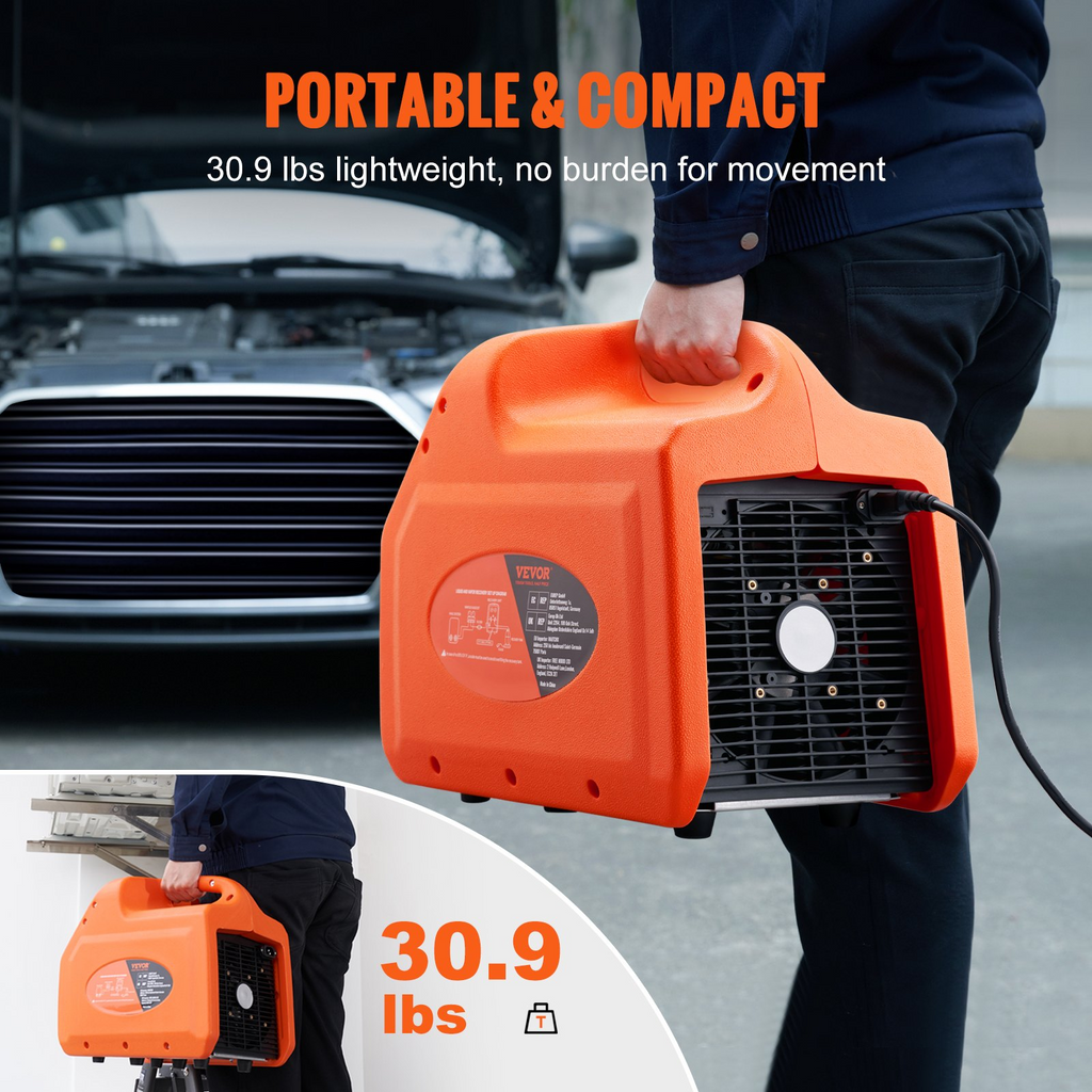 Máquina de recuperación de refrigerante VEVOR de 1 HP 120 V 60 Hz