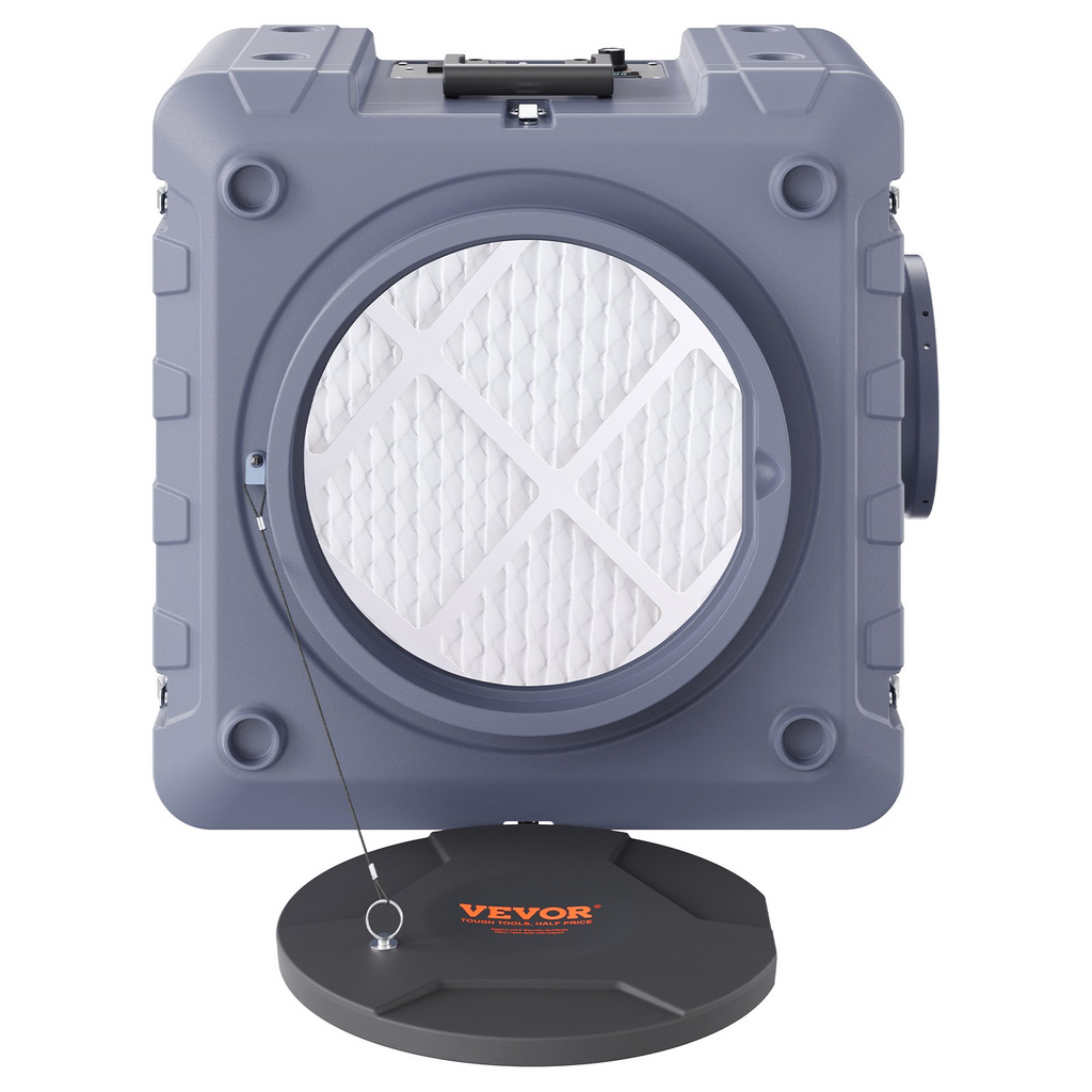 Purificador de aire VEVOR con filtración de 3 etapas de aire negativo apilable de 550 CFM