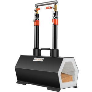 VEVOR Fragua portátil a propano herramienta de doble quemador y fabricación de cuchillos