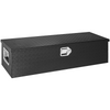 Caja de herramientas de aluminio resistente para caja de camión  remolque 39 x 13 x 10 pulgadas color negro