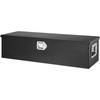 Caja de herramientas de aluminio resistente para caja de camión  remolque 39 x 13 x 10 pulgadas color negro