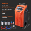 Máquina de recuperación de refrigerante completamente automática VEVOR