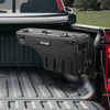 Caja de almacenamiento para caja de camioneta tapa con cerradura impermeable ABS para hueco de rueda de 6,6 galones/20 l con candado con contraseña compatible con Dodge Ram 1500 2019-2021