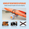 Carrito para kayak de alta resistencia de 12" ancho ajustable de 6,69 a 17,32" capacidad de peso de 350 lb