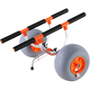 Carrito para kayak de alta resistencia de 12" ancho ajustable de 6,69 a 17,32" capacidad de peso de 350 lb