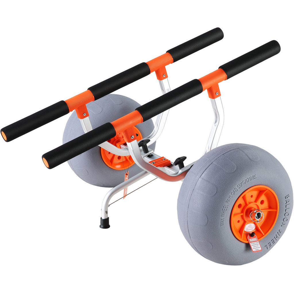 Carrito para kayak de alta resistencia de 12" ancho ajustable de 6,69 a 17,32" capacidad de peso de 350 lb