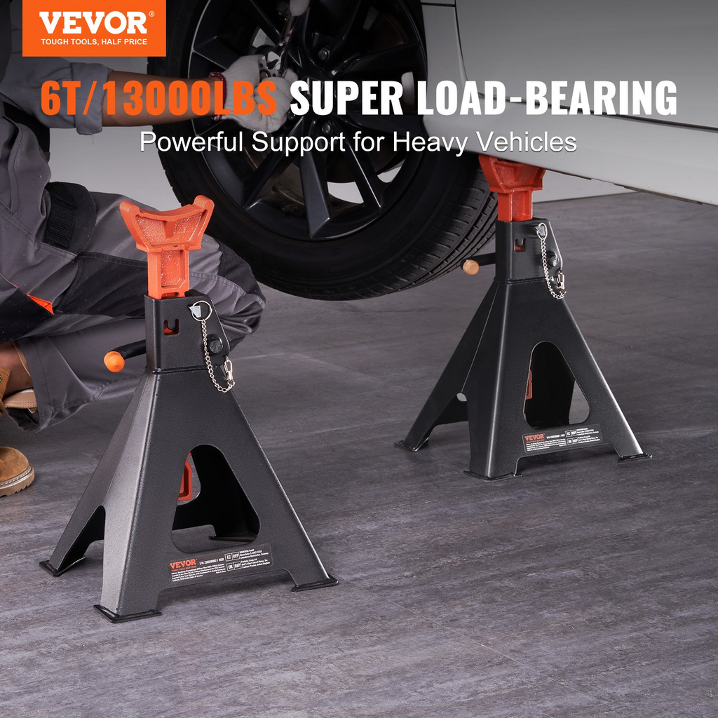 Soportes para gatos para automóvil con capacidad de 6 toneladas (13 000 lb)