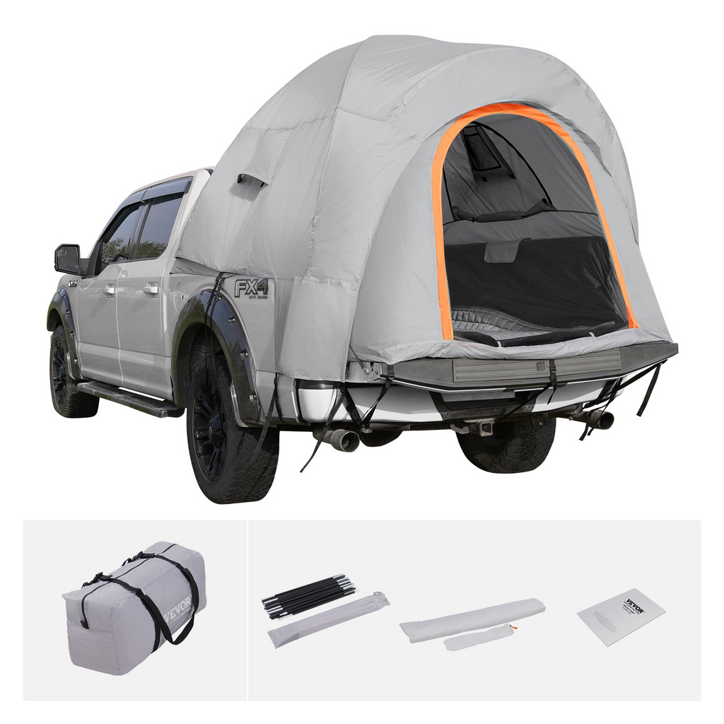 Tienda de campaña para camioneta VEVOR de 6,4 a 6,7 pies con capa de lluvia y bolsa de transporte