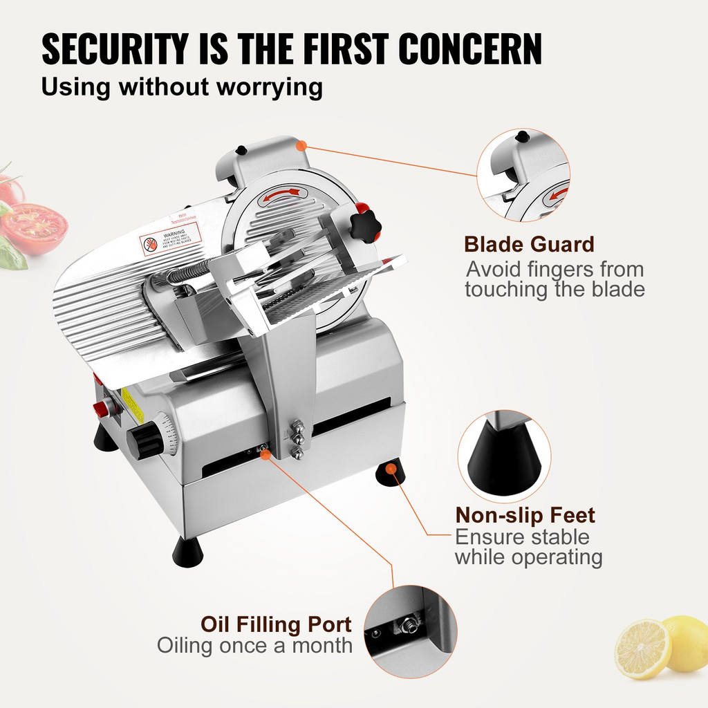 Cortadora de carne automática VEVOR de 540 W