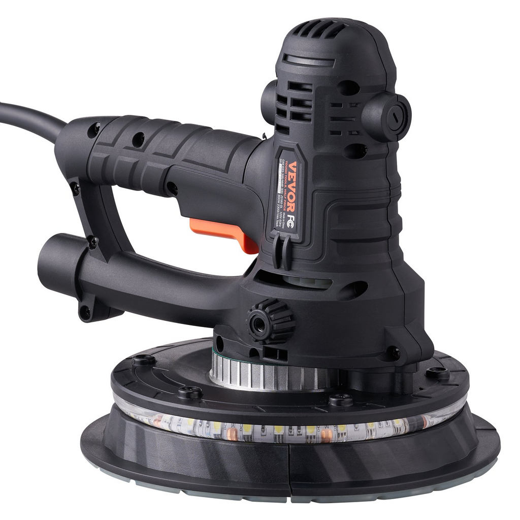 Lijadora de paneles de yeso VEVOR con motor de cepillo de 800 W velocidad variable de 1200 a 2300 RPM