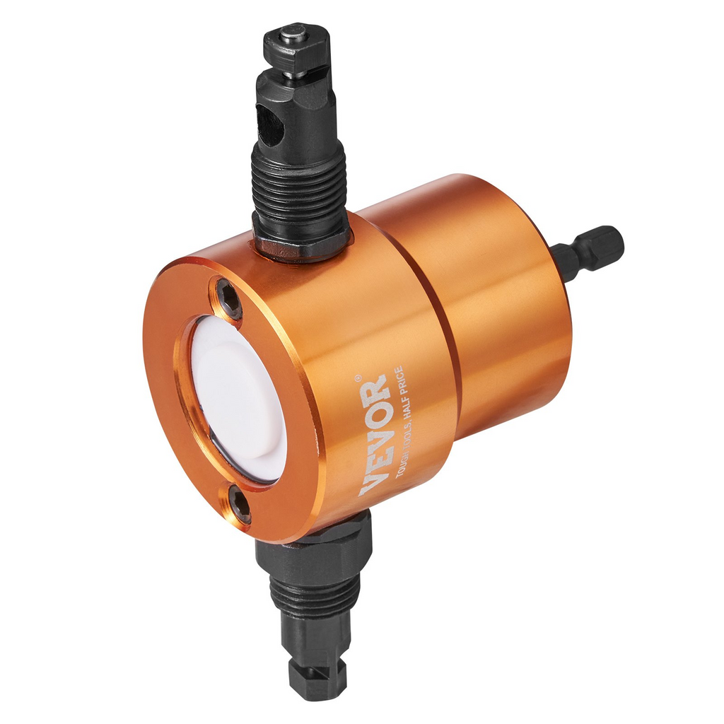 VEVOR Cortadora de chapa de doble cabezal accesorio de taladro de 360 grados con punzón y matriz adicionales