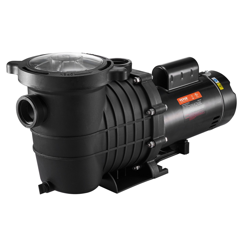 Bomba de piscina VEVOR de 2,0 HP y 230 V con velocidad variable dual de 1500 W caudal máximo de 5520 GPH