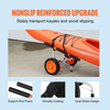 VEVOR - Carrito para kayak de alta resistencia capacidad de carga de 450 libras con neumáticos sólidos de 12''