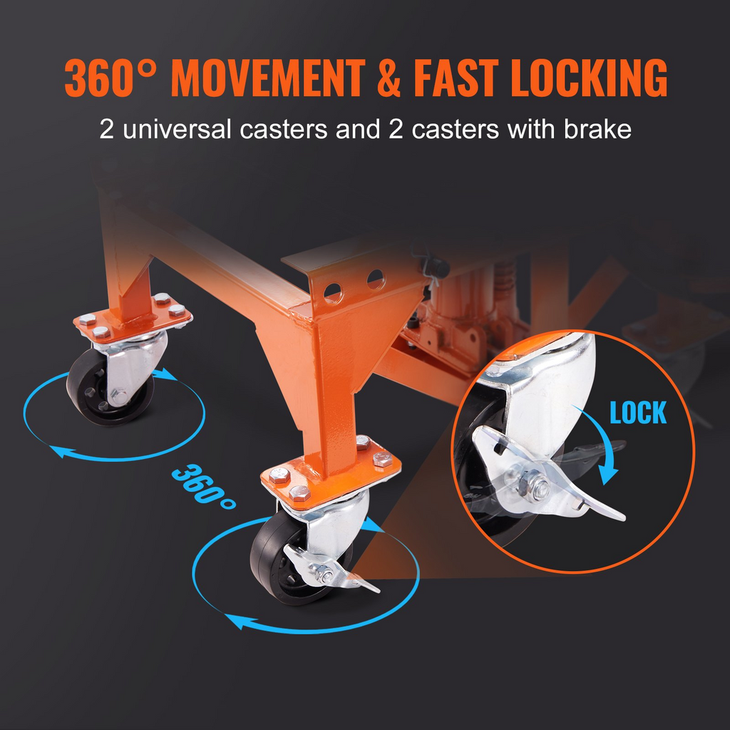 Mesa elevadora hidráulica para motocicletas VEVOR capacidad de 350 libras