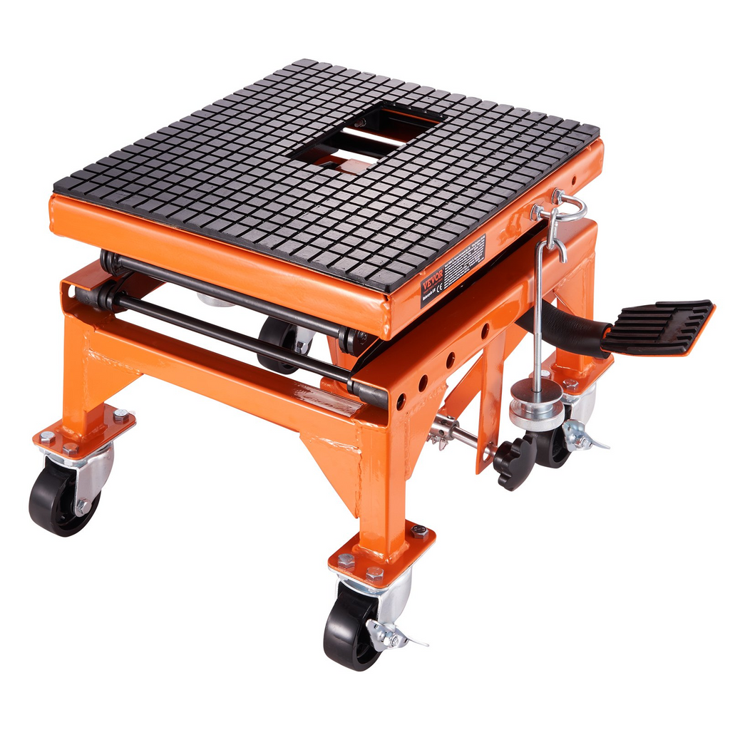 Mesa elevadora hidráulica para motocicletas VEVOR capacidad de 350 libras
