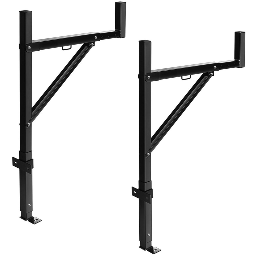 Portaequipajes extensible para camión de 19 a 34 pulgadas altura ajustable de 38,6 a 43,6 pulgadas capacidad de 250 libras