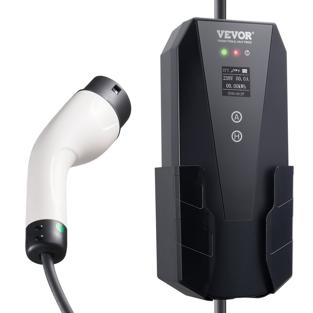 Cargador portátil para vehículos eléctricos VEVOR de nivel 2 32 A 240 V