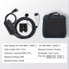 Cargador portátil para vehículos eléctricos VEVOR de nivel 1+2 16 A 120 V o 240 V