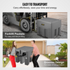 VEVOR Tanque de diésel portátil, capacidad de 58 galones y caudal de 10 GPM, tanque de combustible diésel con bomba de transferencia eléctrica de 12 V y manguera de goma de 13,1 pies, tanque de transferencia diésel