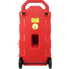 VEVOR Contenedor de combustible portátil de 16 galones, 7,8 l/min, con bomba manual y ruedas de goma, tanque de almacenamiento para transferencia de combustible para gasolina, diésel JH2