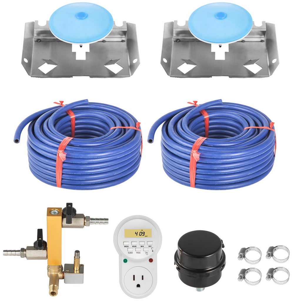 Aireador de estanque VEVOR 550 W de potencia 5,2 CFM para un lago de hasta 3 acres y 50 pies incluye un compresor de 3/4 HP