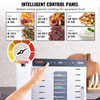 Máquina deshidratadora de alimentos VEVOR 10 bandejas de acero inoxidable