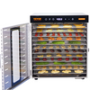 Máquina deshidratadora de alimentos VEVOR 10 bandejas de acero inoxidable
