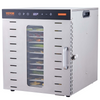 Máquina deshidratadora de alimentos VEVOR 10 bandejas de acero inoxidable