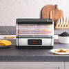 Máquina deshidratadora de alimentos VEVOR de 5 bandejas de 300 W