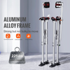 Zancos para paneles de yeso VEVOR zancos de aluminio ajustables de 36'' a 50'' con rodilleras protectoras