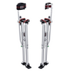 Zancos para paneles de yeso VEVOR zancos de aluminio ajustables de 36'' a 50'' con rodilleras protectoras
