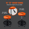 Taburete con asiento rodante ajustable para mecánico VEVOR