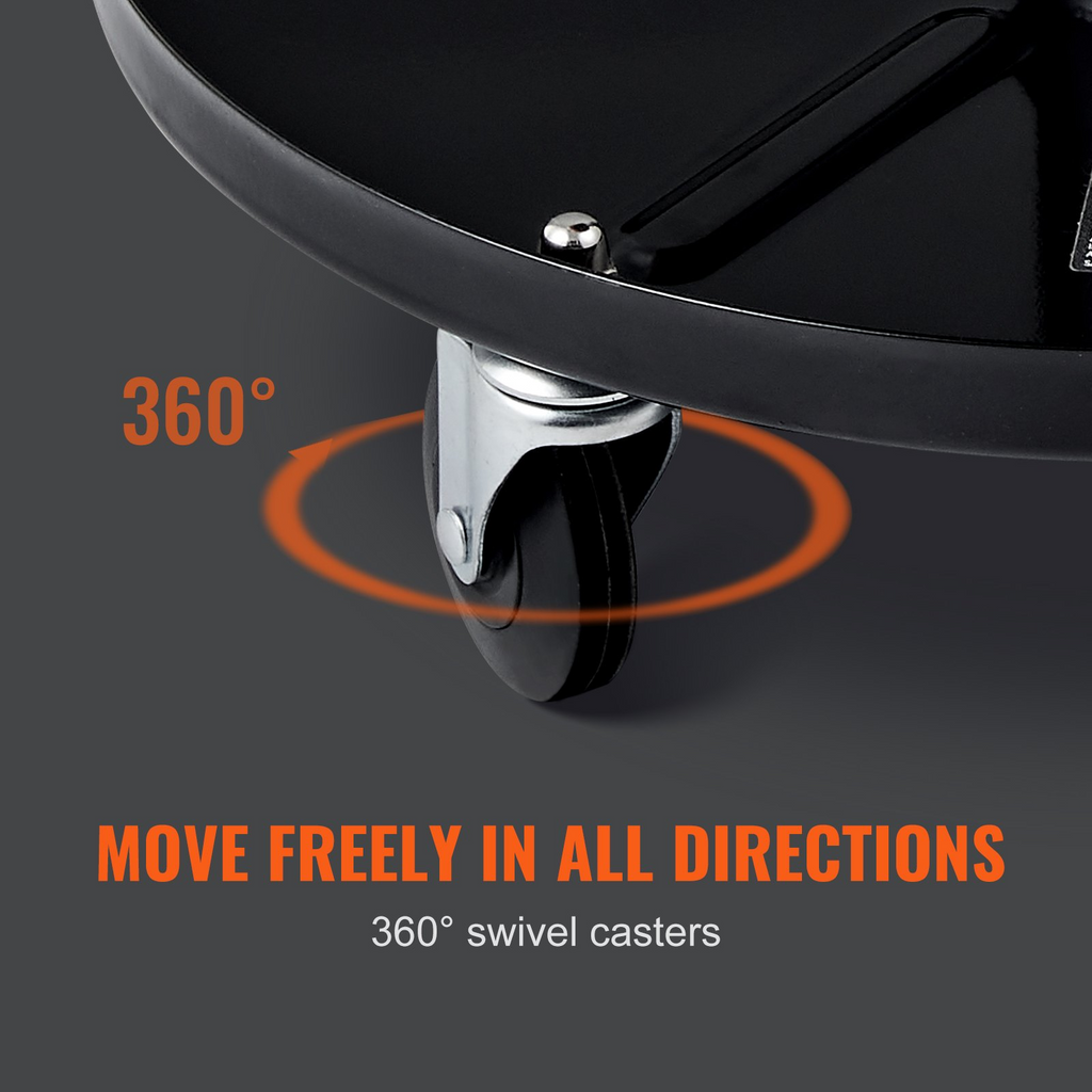 Taburete con asiento rodante ajustable para mecánico VEVOR