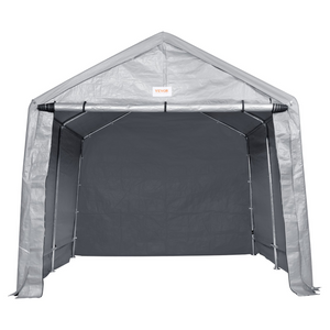 VEVOR Cobertizo portátil para almacenamiento al aire libre 8 x 14 x 7,6 pies