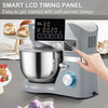 Batidora de pie VEVOR eléctrica de 660 W con 6 velocidades temporizador con pantalla LCD de 5,8 cuartos de galón