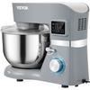 Batidora de pie VEVOR eléctrica de 660 W con 6 velocidades temporizador con pantalla LCD de 5,8 cuartos de galón