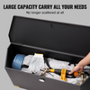 VEVOR Caja de herramientas para remolque con cerradura y llaves para plataforma de camioneta remolque RV 36" x 12" x 12"